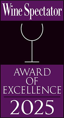 2025 Wine Spectator Award of Excellence